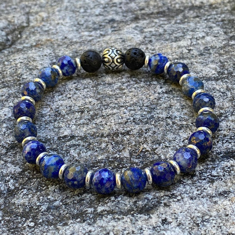 Clear & True | Lapis Lazuli Diffuser Bracelet